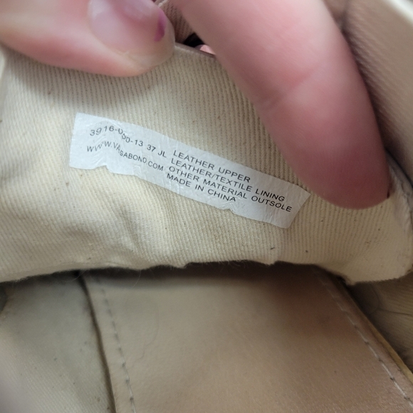 VAGABOND Corona Leather Hightop Sneaker Size 37 - Picture 6 of 13